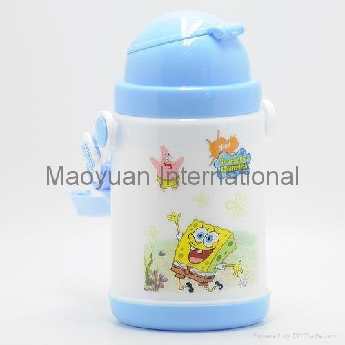 250ml Double Wall Kids Plastic Thermo Water Bottle (Item No. 21020)