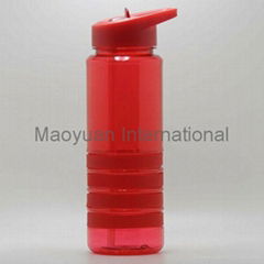 750ml TRITAN Sports Water Bottle with Drinking Straw Lid (Item No. 22002)