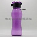 500ml Plastic Sports Water Bottle with Flip Open Drink Lid (Item No. 22004)