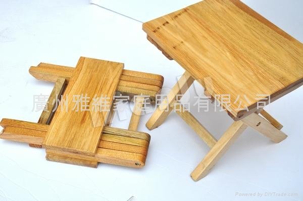 实木折叠椅子桌子凳子 3