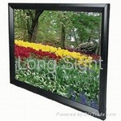 100 Inch fixed frame screen. home theatre projection screen, wall screen