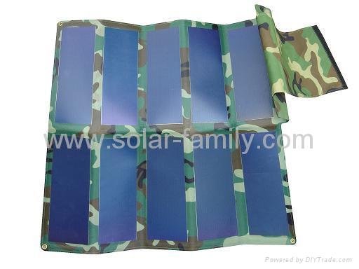 30W/15V Amorphous Foldable Solar Panel 5