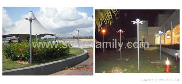 5W  Flexible Solar LED Landscape/Spot/Garden/Yard Lamp(7-color Gradual Change &  4