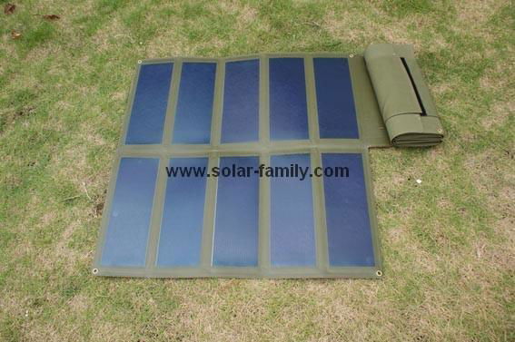 30W/15V Amorphous Foldable Solar Panel