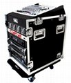 16UC Slant Mixer Rack & Amplifier Rack Case