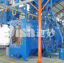 LPG Cylinder shot blast machine