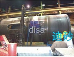 Wind Tower OD(ID)shot blasting machine