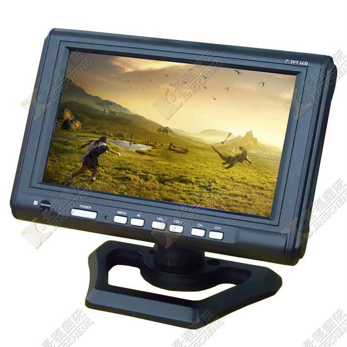 7 inch tft-lcd monitor with 3 AV in 3