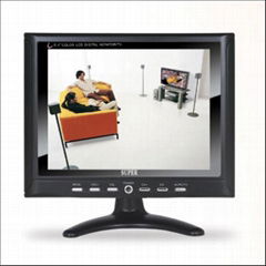 8 inches car TFT lcd monitor with AV/VGA