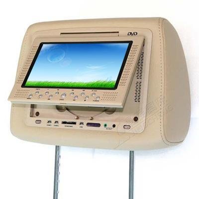 7-inch high-definition TFT LCD  DVD 16:9 screen  5