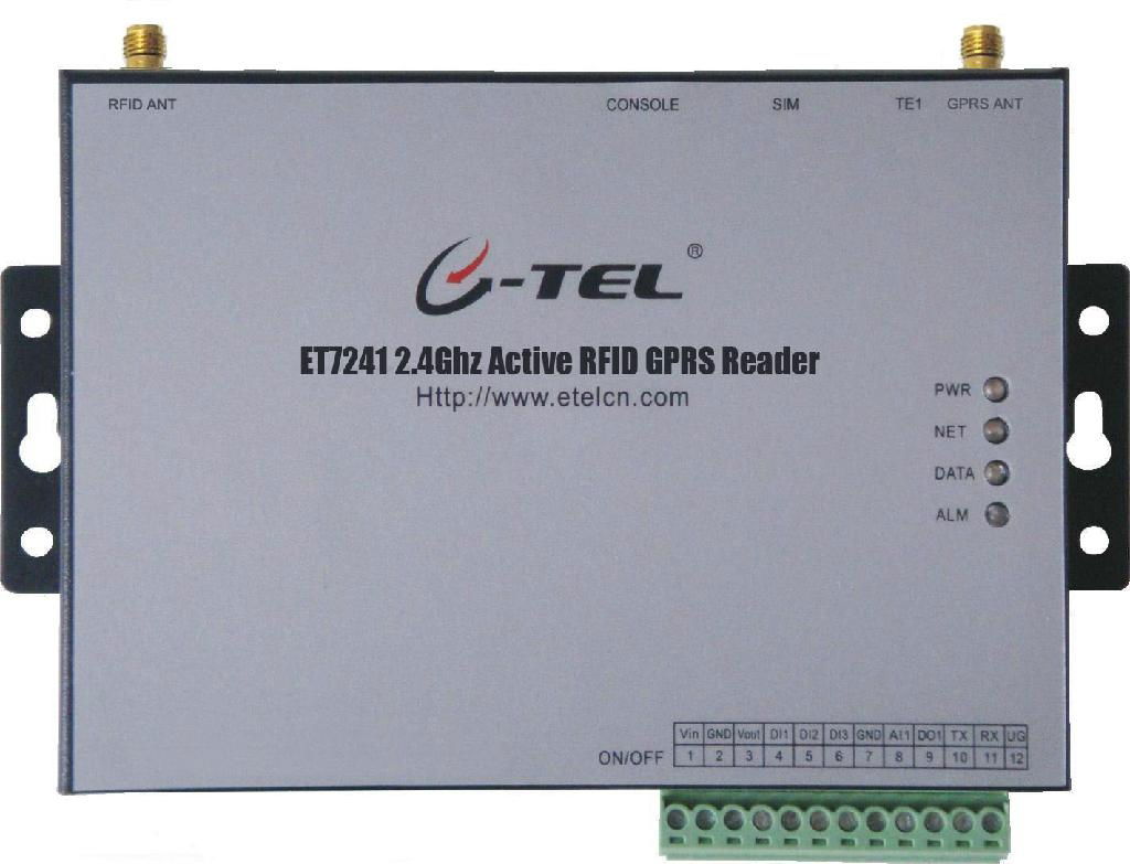 ET7241 2.4Ghz Active RFID GPRS Reader