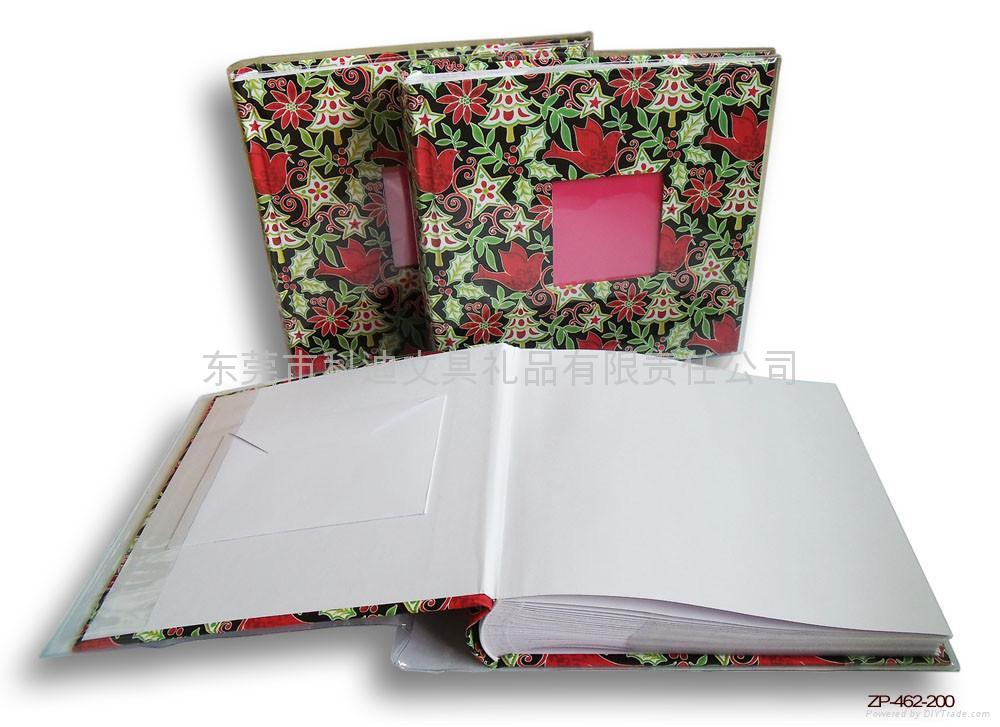 Colored paper photo album