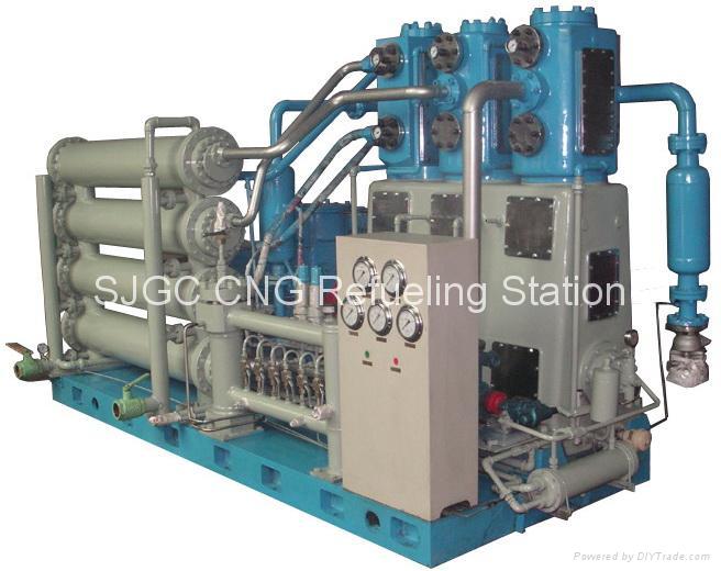 Water Cooling CNG Compressor Driven By Electric Motor