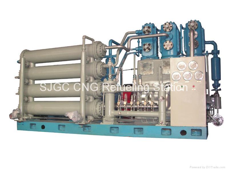 Water Cooling CNG Compressor Driven By Electric Motor 2