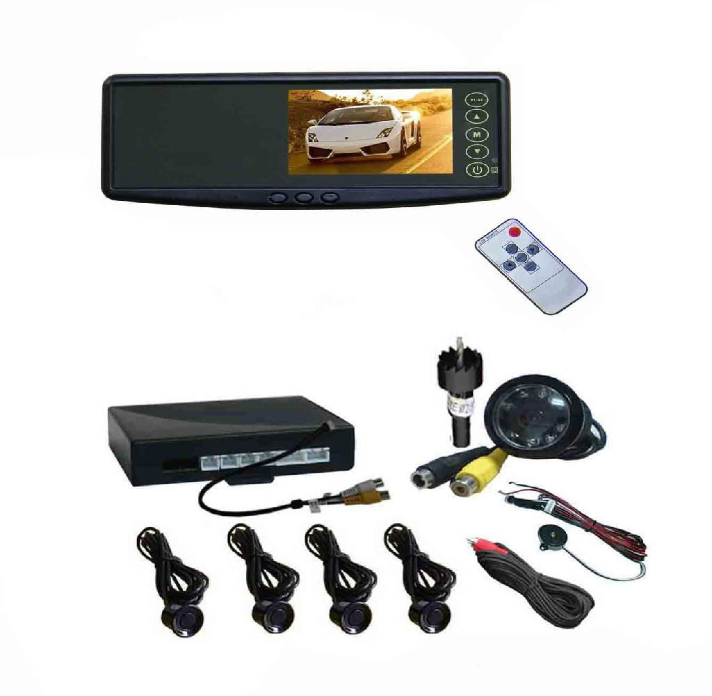 Car Mirror Parking Sensor, Car Rearview Reverse Camera System