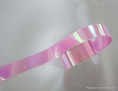 iridescent ribbon