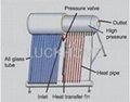 compact pressure vacuum heat pipe solar water heater 4