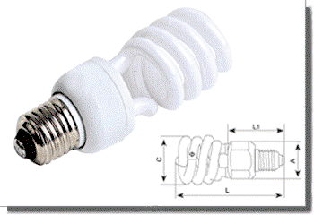 Energy saving lamp Spiral 3