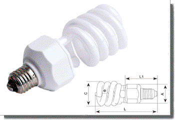 Energy saving lamp Spiral 4