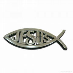 Car emblems,Jesus Decals and Emblems and stickers