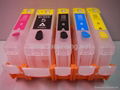 Refillable ink cartridge with ARC for canon printer 3