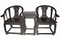 Chinese antique furniture tound chairs