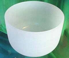 Frosted Crystal Singing Bowl