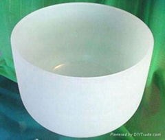 Frosted Crystal Singing Bowl  