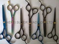 beautiful barber shears/hair scissors sets