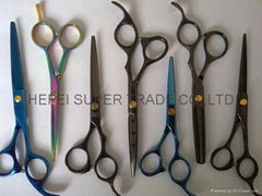 beautiful barber shears/hair scissors sets