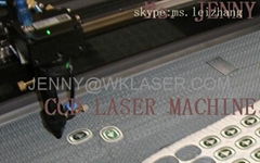 CCD laser cutting machine logo cutter