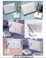 wedding guest book pen holder 1