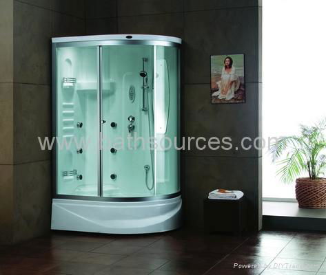 Wooden Steam shower Room shower cabin shower cubicle house 5