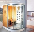dry infrared sauna cabin and steam room 1