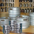 Stainless steel beer keg 1