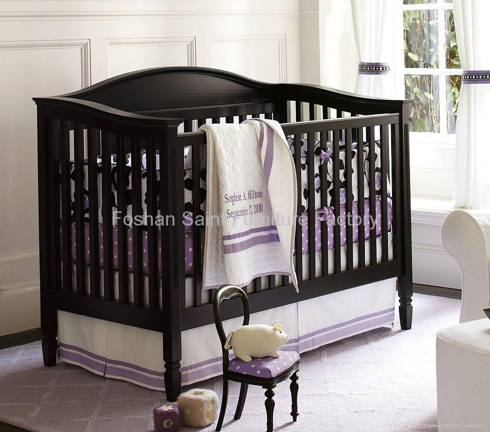 801 Solidwood Baby crib SYC801 SAINTYANG (China Manufacturer