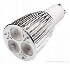 Cree LED spotlight GU10 3X3W 480 lm