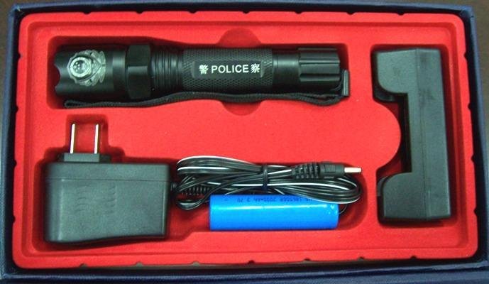 police LED flashlight