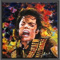 Original palette knife painting Michael Jackson 