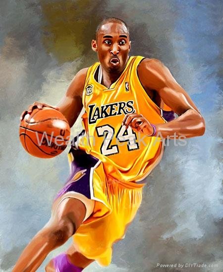 Kobe Bryant painting 