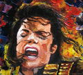 MICHAEL JACKSON 油画 2