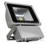 80W LED Floodlight with Excellent Heat-sink Technology and 85 to 265V AC Input V