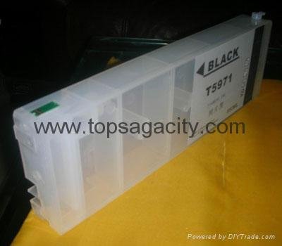 Refillable ink cartridges for Epson 7700/9700 with chips