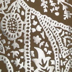 Bronzing suede fabric