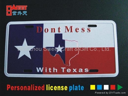Personal License Plate 3