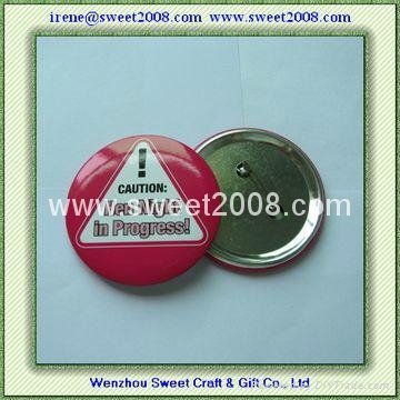 Tin Badge with Custom Printing