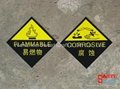 Adhesive PVC Sign Plate