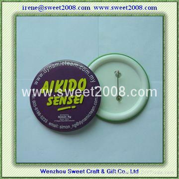 Printed Plastic Button Badge 2