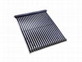 Evacuated heat-pipe solar collector