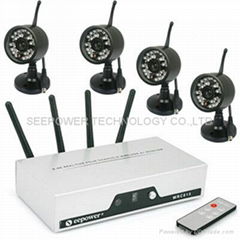 4-CH Real-time Receiver Wireless Camera 